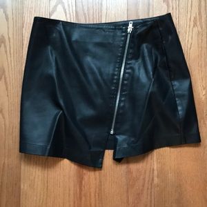 BB Dakota faux leather “skort”